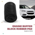 thumbnail image 5 of 100Pcs Engine Cover Shockproof Cushion Pad Rubber Buffer Bands Pier Shock Block Hood-Glue for I I X, 5 of 5