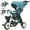 Green, variant on JMMD Baby Tricycle, 7-in-1 Folding Kids Trike with Adjustable Parent Handle, Safety Harness & Wheel Brakes, Removable Canopy, Storage, Stroller Bike Gift for Toddlers 18 Months - 5 Years, Green