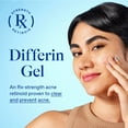 thumbnail image 4 of Differin Acne Treatment Gel with 0.1% Adapalene, Prescription-Strength Retinoid Clears & Prevents Acne, Fragrance-Free, 1.6 oz (45g) Pump ​, 4 of 15