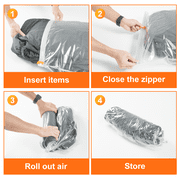 Wevac 30 Combo Compression Vacuum Storage Bags for Comforters (4XL, 4L, 6M, 6S, 5L Roll up, 5S Roll up)
