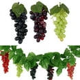 thumbnail image 3 of Lefu Decoration grapes bunch wine grapes artificial fruit artificial vegetables, 3 of 6