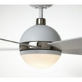 thumbnail image 3 of Emerson Astor Ceiling Fan - Satin White with Polished Nickel Accents, 3 of 7