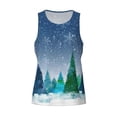 thumbnail image 4 of Haiem Christmas Trees Men Workout Tank Top Gym Bodybuilding Sleeveless Muscle T Shirts Athletic Tank Breathable Workout Shirt-3X-Large, 4 of 9