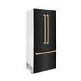 thumbnail image 3 of ZLINE KITCHEN AND BATH RBIVZBS36G french door built in refrigerator, 3 of 5