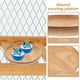 thumbnail image 4 of Platos redondos de madera para cena, vajilla delicada ecológica, utensilios para fiestas saludables para fiestas diarias y bodas, 11,5x2 cm, 4 of 6