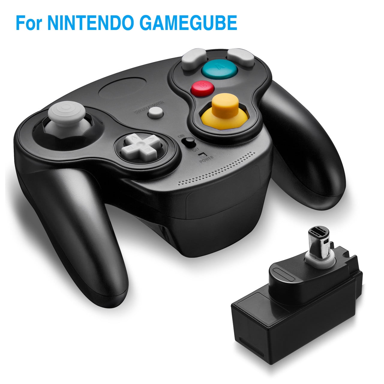 Rondlopen Bij naam beha Poweradd 2.4G Wireless Gamepad for Nintendo Gamecube NGC Wii Video Game  Console with Receiver - Walmart.com