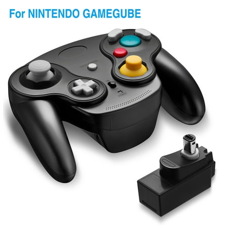 Gamecube Controller, 2.4G Wireless Controller Game Gamepad For Nintendo Gamecube NGC Wii Video Game Console with (Best Wii Light Gun Games)