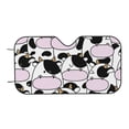 thumbnail image 7 of Balery Cute Animal with Cow Print Car Windshield Sun Shade,Windshield Sunshade for Car Pickup Truck SUV Accessories-Small, 7 of 7