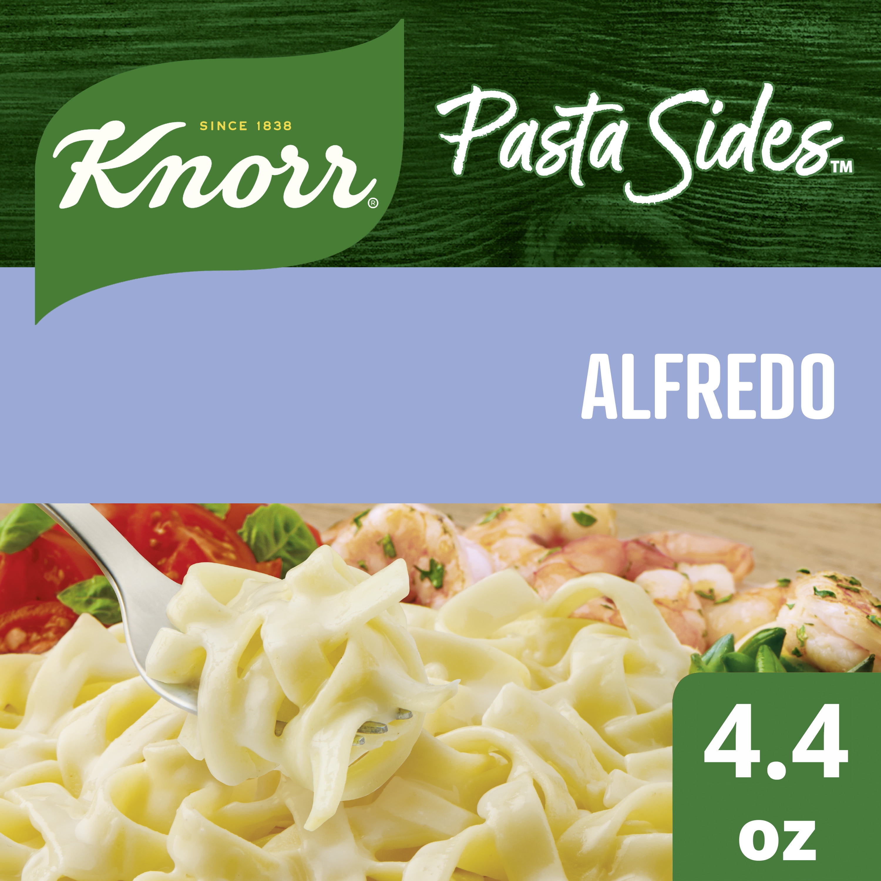 Knorr Pasta Sides Alfredo Fettuccine, Cooks in 7 Minutes, No Artificial Flavors, No Preservatives, No Added MSG 4.4 oz