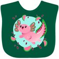 thumbnail image 3 of Inktastic Watermelon Axolotl Boys or Girls Baby Bib, 3 of 4