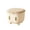 Beige, variant on Kids Storage Stool, Multifunctional Children Organizer Seat, Durable High Capacity Design, Cute Style Storage Box for Toys, Snacks, and Small Clothing Items, Padded Comfortable