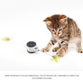 thumbnail image 4 of Tumbler Swing juguetes para gatos gatito coche gato persiguiendo juguete amarillo Afortunado Sencillez, 4 of 4