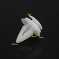 thumbnail image 3 of 50 PCS Interior Door Card Trim Panel Retainer Clips Fastener Boot Clamp Lining Replacement for E36 E46 E39 E36 E53 E93, 3 of 7