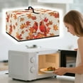 thumbnail image 3 of FOR U DESIGNS Cardinal Maple Leaf Print Microwave Oven Dust Cover All-Season Machine Protector Decorative Dustproof Toaster Oven Covers (20.9" W x 15.7" D x 12.4" H)-L, 3 of 8
