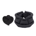 thumbnail image 1 of Bunblic Inflatable Travel Pillow Breathable Neck Support Pillow for Office Car Train black, 1 of 7