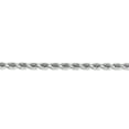 thumbnail image 3 of 14K White Gold 5mm Diamond Cut Rope Chain 18 IN, 3 of 5