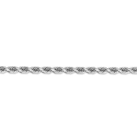 5mm 14k rope chain diamond cut gold