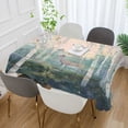 thumbnail image 2 of Yayeee Tablecloths 60" x 108" Rectangle Wrinkle Resistant Party Table Cover, Night Deer, 2 of 8