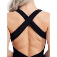 thumbnail image 4 of Xuanfei Women Jacquard Butt Lift Open Back Criss Cross Yoga Jumpsuit, 4 of 5