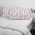 thumbnail image 4 of Red Botanical Pillow Covers 12"x20", Pastoral Elegant Spring Floral Soft Brushed Microfiber Breathable Throw Pillow Covers, Decorative Pillowcase with Zipper for Couch Sofa Bedroom Living Room, 4 of 9