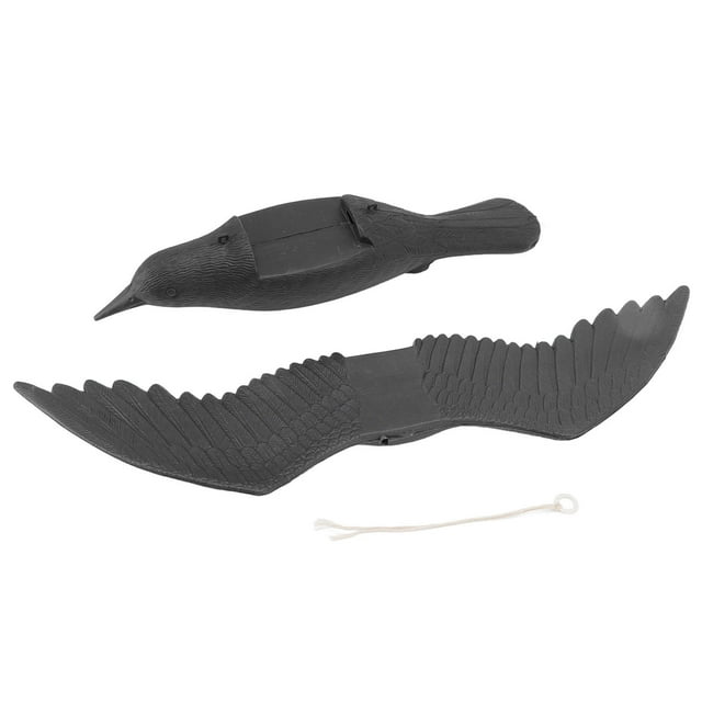 Simulation Crow, Vivid Lifelike Highly Simulated Crow Decoy Insulation Waterproof for Outdoor for Lawns