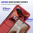 thumbnail image 2 of Vizvera For Motorola Razr 60 2025 Ultra Case,With Hinge Protection,Screen Protector,Slim Rugged Anti-Scratch Shockproof Protection Phone Case-Red, 2 of 8