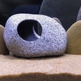 thumbnail image 4 of SZLYTYUN 2 Pieces Stackable Rock Cave Aquarium Decorations, Fish Aquarium Fish Rock House Hidden Tunnel Accessories Hidden Hidden Stone Decorations for Aquarium Shrimp Cichlids (Models A+B), 4 of 5
