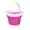 Pink, variant on BMYJ Foldable Brush Wash Bucket 3L Foldable Silicone Paint Brush Cleaner Paint Cup Watertight Painting Supplies Suitable for Kids Adults Painting Acrylic Watercolor Studio Classroom