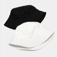 thumbnail image 3 of CoCopeanut Baru Ukuran Besar 60Cm Unisex Padat Topi Matahari Topi Wanita Musim Panas Dua Sisi Ember Topi Pria Panama Topi Nelayan visor Basin Cap, 3 of 6