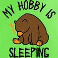thumbnail image 3 of CafePress - My Hobby Is Sleeping Chill Grizzly Bear T Shirt - Light T-Shirt - CP, 3 of 4