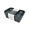 thumbnail image 6 of Mainstays, Ice Cube Tray, 2 Pack Silicone Ice Cube Tray Grey, Square & Sphere Combo, 2 pack, perfect for chilled drink preparation, 6 of 7