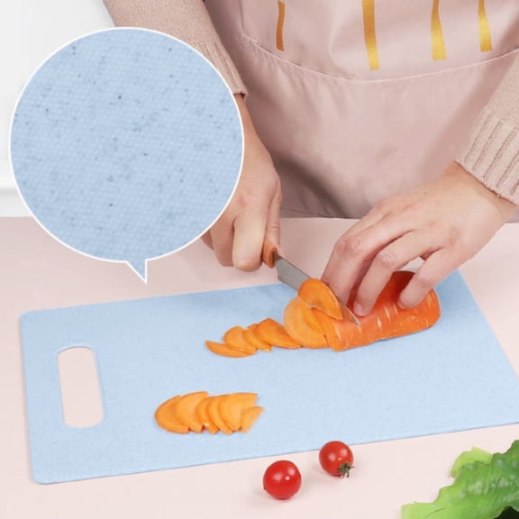 HOARBOEG 12.60*8.66*0.39in Plastic Cutting Board Chopping Board for Kitchen Non-Slip Antibacterial Cutting Board Household Kitchen Tools Reversible Kitchen Board for Vegetables Meat Fruit etc