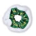 thumbnail image 4 of (2 pack) Scunci Elf Scrunchie Hair Tie with Faux Fur, Green and White, 4 of 9