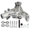 thumbnail image 2 of Car Engine Cooling System, Long Water Pump High Volume Engine Water Pump Replacement For  SB 283 327 350 383 400 V8 Engines, 2 of 8