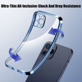 thumbnail image 4 of Luxury Clear Case For iPhone 14 13 12 11 15 Pro Max Mini Square Soft Silicone X XR XS Max 8 7 Plus Transparent Back Cover Case, 4 of 7