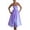*Purple, variant on VBVC Women's Spaghetti Strap Smocked Waist Midi Dress , Ladies' Square Neck Flared A Line Dress , Summer Party Vacation Dresses For Women,Blue,S-2XL