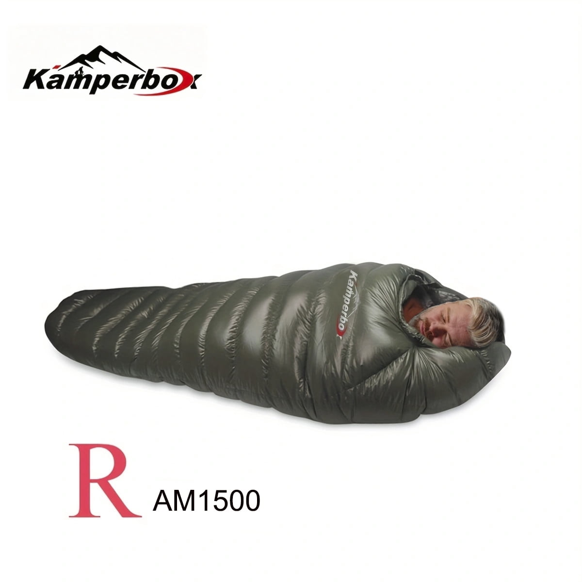 Outdoor Down Sleeping Bag Winter Warm and Waterproof Outdoor Sleeping Bag Camping Travel Down Sleeping Bag