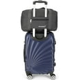 thumbnail image 6 of BoardingBlue 17 In Unisex Softside Underseat Luggage, Black, 6 of 7