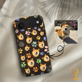 thumbnail image 3 of Custom Pet Phone Case for iPhone 17/ 17 Air/ 17 Pro/ 17 Pro Max, YingMart Personalized Pet Portrait Cover with Paw, Heart, Fish & Bone Symbols (DarkBrown, iPhone17ProMax, Style2), 3 of 98