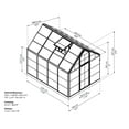 thumbnail image 2 of Palram - Canopia Snap & Grow - Multiple Sizes - Silver - Walk-In Greenhouse, 2 of 13