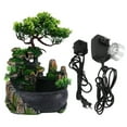 thumbnail image 2 of Desktop Indoor Fountain with Rocks and Trees, Perfect As a Gift, Placement in Living Room, Bedroom, Office, Coffee Shop, 2 of 7