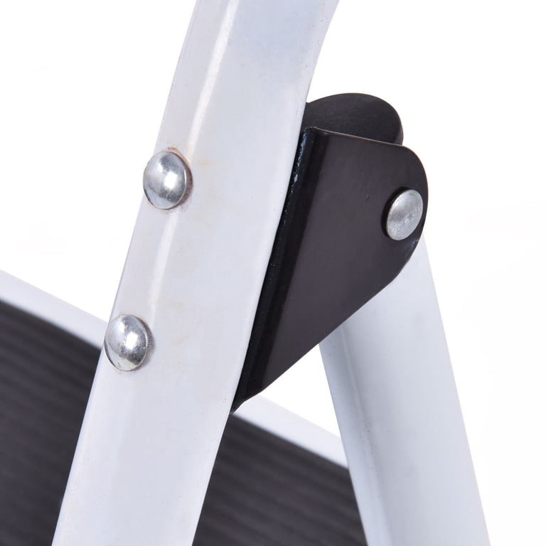 Costway 2-Step Folding Stool – Heavy Duty, 330Lbs Capacity, Industrial Lightweight Design