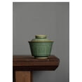 thumbnail image 2 of Kung Fu Tea Ceremony Set Coffee Cups Tea Bowls Chawan Celadon Hand Carved Gaiwan For Tea Pottery Tureen With Lid Green Teaware, 2 of 23