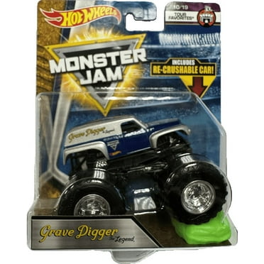 Hot Wheels Monster Jam 2017 Tour Favorites 10/19 Grave Digger The Legend 1:64 Scale