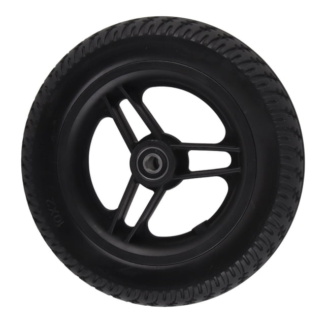Wheelchair Casters, Tire Explosion-Proof Assembly No Inflation Polyurethane Front Wheels for Disabled Vehicle