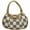 Brown Handbag, variant on Haute Diggity Dog Chewy Vuiton Bone Plush Squeaky Dog Toy, Soft Durable Designer-Inspired Stuffed Puppy Chew Toys for Small Medium Dogs, Machine-Washable (White) Large