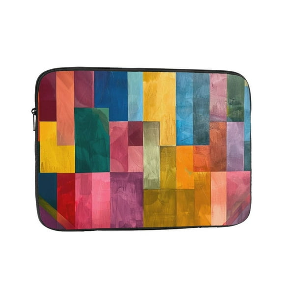 Coloful Plate Laptop Sleeve Bag Compatible With MacBook Air / Pro iPad MateBook Tablet Surface HP Lenovo Dell ASUS Acer Laptop Computer Protective Size: 10 inch