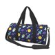 thumbnail image 1 of Fotbe Astronaut Corgi Bolsa Deportiva de Lona Plegable con Estampado, Bolsa de Gimnasio con Bolsillo Seco/Húmedo, Bolsa de Viaje Ultraligera de Gran Capacidad, 1 of 6