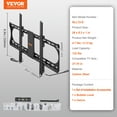 BENTISM Universal TV Wall Mount, Low Profile TV Mount Fits for Most 3770 inch TVs, Tilt Wall