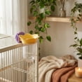 thumbnail image 6 of Hanging Birdcage Feeder, 3.7 x 3.0 x 3.7 Inch Parrot Vegetable Feeder with Water Reservoir, Spill-proof Clip-on Feeder for Budgies, Quick-clean (yellow), 6 of 7